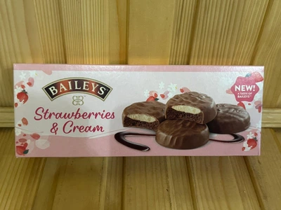 Печиво полуничне Baileys Strawberries & Cream 128 гр