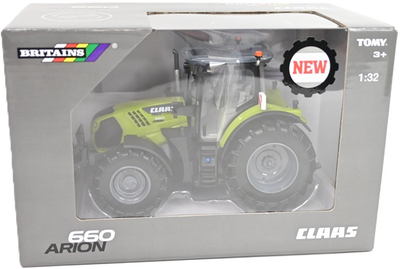 Трактор Tomy Britains Claas Arion 660 Limit Edition Зелений (36881434221)