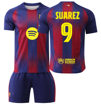 Футбольная форма детская Suarez (Суарес) 9 Barcelona (Барселона) сезон 24/25 28 размер рост 150-155 см красно-синий
