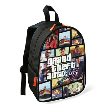 Рюкзак детский GTA/Grand Theft Auto школьный/городский 34х27х13 см для мальчика (02735)