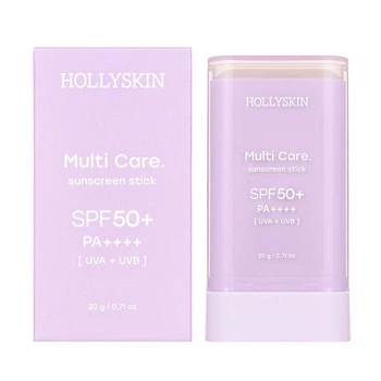 Солнцезащитный сток для лица Hollyskin Multi Care SPF 50+ с 4Д гиалуроновой кислотой 20 г