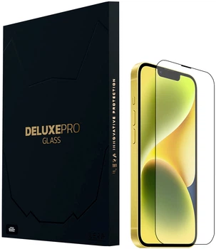 Защитное стекло для смартфона Apple iPhone 17E/16E/14/13/13 Pro iLera DeLuxe Original Glass Black (iLDel16E)
