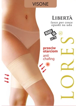 Стрічки на стегна захисні сатинові Lores Liberta XL Бежеві