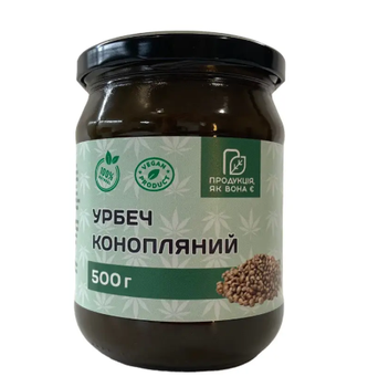 Урбеч (паста) из семян конопли натуральная 500 г