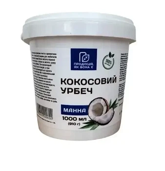Урбеч кокосовый (паста, манная) 1 л