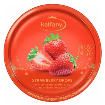 Леденцы с клубникой Kalfany 150 г