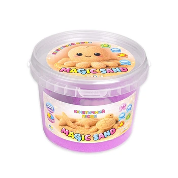 Кинетический песок Strateg Magic Sand в ведре 31196 500 г Фиолетовый shop (4823136501670)