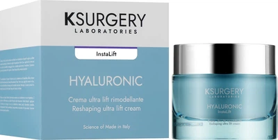 Моделюючий крем для відновлення контуру обличчя Ksurgery Laboratories InstaLift Hyaluronic Ultra Lift Reshaping Cream З ефектом ульталіфтингу 50 мл (981427533)