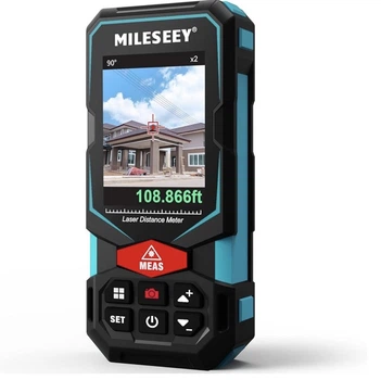 Лазерный измеритель MiLESEEY 100 м с камерой, P2P и APP (аккумуляторный)