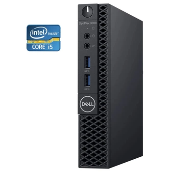 Неттоп Dell OptiPlex 3060 Micro USFF / Intel Core i5-8500T (6 ядер по 2.1 - 3.5 GHz) / 8 GB DDR4 / 256 GB SSD / Intel UHD Graphics 630 б/у