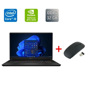 Игровой ноутбук Б-класс MSI GS76 Stealth 11 UG / 17.3" (1920x1080) IPS / Intel Core i9-11900H (8 (16) ядер по 2.1 - 4.9 GHz) / 32 GB DDR4 / 1000 GB SSD / nVidia GeForce RTX 3070, 8 GB GDDR6, 256-bit / WebCam / Windows 11 б/у + Подарок Мышь / USB