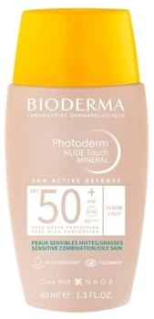 Fluid przeciwsłoneczny Bioderma Photoderm Nude Touch Light Spf 50+ 40 ml (3701129801123)