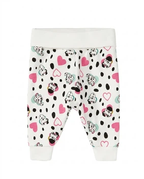 Спортивные штаны двунитка для девочки Disney Далматин 370490-2 074-80 см (6-12 months) Комбинированный