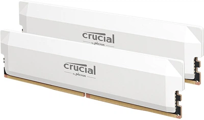 Модуль пам'яті Crucial 64 GB (2x32GB) DDR5 6400 MHz Pro White (CP2K32G64C40U5W) 331116