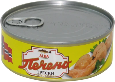 Печінка тріски Alba Fish натуральна 240 г (4751029290526)