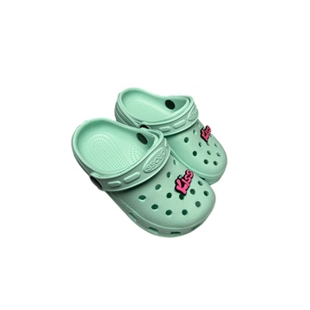 Крокси мятні з джибітсами Crocs (115-98) 29(р)