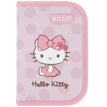 Пенал Kite без наповнення 1 відділення 1 відворот Hello Kitty