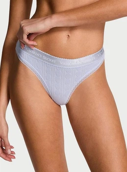 Трусики-стрінги Victoria`s Secret Soft Iris бавовняні S