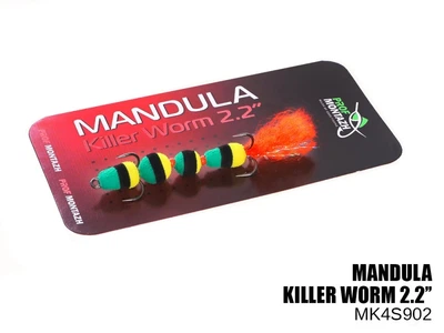Мандула Prof Montazh Killer Worm 4S902 снасть на хижака 55 мм