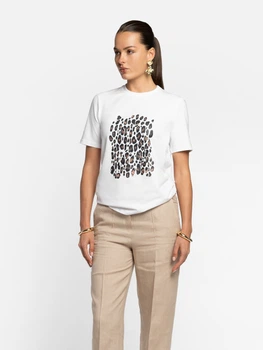 Футболка жіноча біла з тонкого джерсі Arber T-SHIRT WF-19 L білий (W13.10.00.610)