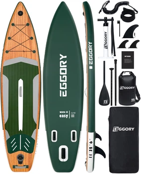 Надувная SUP доска для плавания EGGORY 335 см Зеленая (SUP5021086)