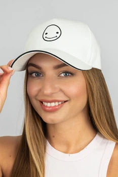 Жіноча модна бейсболка Braxton "Smile" 1555 білий 55-60р
