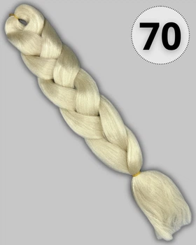 Канекалон Jumbo Braid колір натуральний світлий блонд (Арт. 70)