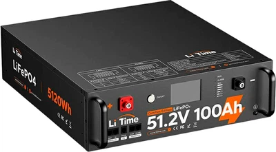 Аккумуляторная батарея LiTime L51.2V100-100-COM-16-S3U Литий-железо-фосфатная LiFePO4 51.2 В 5120 Вт*ч Монтаж в стойку 19" (44-00521)