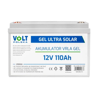 Аккумулятор гелевой Volt Polska VPRO Premium 12V 110Ah VRLA