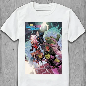 Футболка LOYS мужская Часовые Галактики All-New Guardians of the Galaxy #12 LO02311 goodreclama Белый M