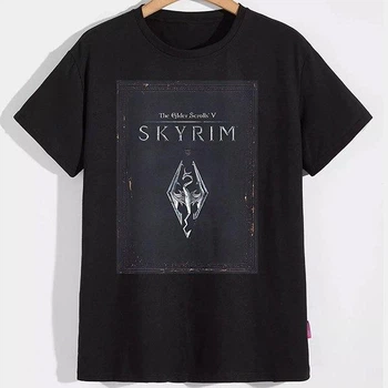 Футболка LOYS The Elder Scrolls V: Skyrim logo LO07200 goodreclama Чорний XL