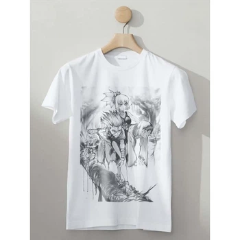 Футболка LOYS Аніме Доктор Стоун Dr. Stone, pencil drawing LO03624 goodreclama Білий XXL