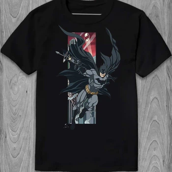 Чоловічі футболки Бетмен Batman comics art LO02400 goodreclama Чорний XL