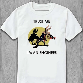 Футболка LOYS Trust me I`m an Engineer LO06581 goodreclama Белый XL