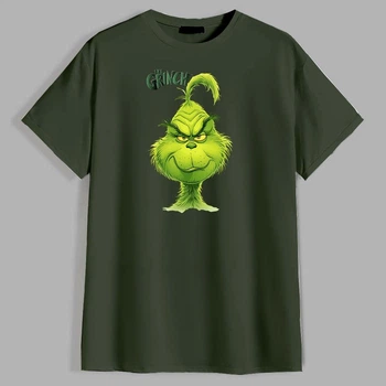 Футболка LOYS мужская The Grinch LO07879 goodreclama Хаки (Khaki) L