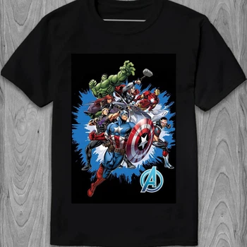 Футболка LOYS чоловіча Avengers Місники LO02058 goodreclama Чорний M