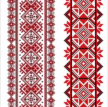 Баннер для Фотозоны "Вышиванка" #22, 3x3
