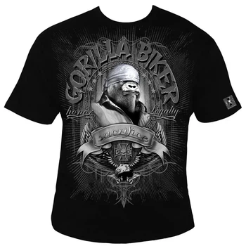 Футболка мужская Silberrücken GB27 Gorilla Biker Sacrifice черная M (MD1197-1)