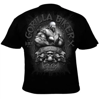 Футболка мужская Silberrücken GB28 Gorilla Biker Power черная M (MD1643-1)