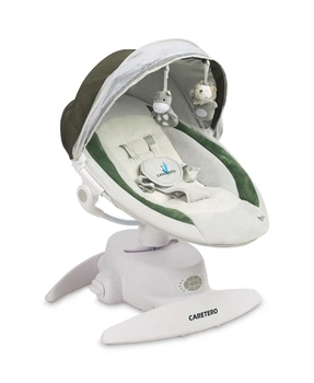 Leżaczek-bujaczek elektryczny 2w1 Caretero Opti Green (5908310396149)