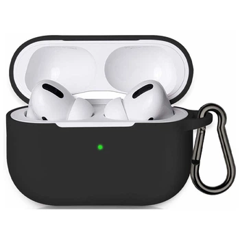 Чохол для Airpods Pro silicon microfiber black