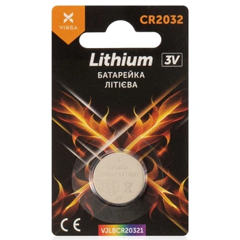 Батарейка Vinga CR2032 Lithium (VJLBCR20321)