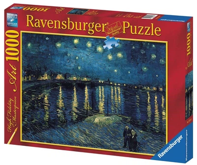 Puzzle Ravensburger Van Gogh Gwiaździsta noc nad Rodanem 1000 elementów (12000064) (4005555000648)