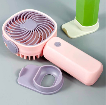 Вентилятор ручной аккумуляторный TOPA портативный с подставкой для телефона Handheld fan AND LY-838 KLW-F8
