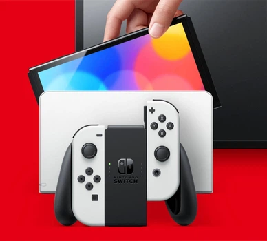 Портативна ігрова консоль Nintendo Switch White (Вживаний) - Б/У