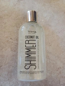 Кокосове масло для загару з шиммером Top Beauty Coconut Oil Shimmer 200 мл