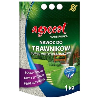 Удобрение Agrecol для газона Hortifoska (NPK 15.5.10) 1 кг