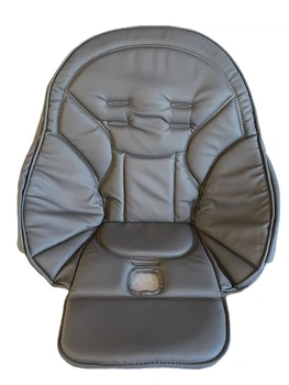Чохол із еко шкіри до стільця для годування Peg Perego Siesta Темно-сірий (000020-2)