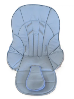 Чехол DavLu на стульчик для кормления JAZZ / Carrello Triumph / Lionelo Голубой Эко кожа (000151-1)