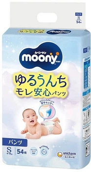 Подгузники-трусики Moony S 4-8 кг 54 шт (4903111137275)